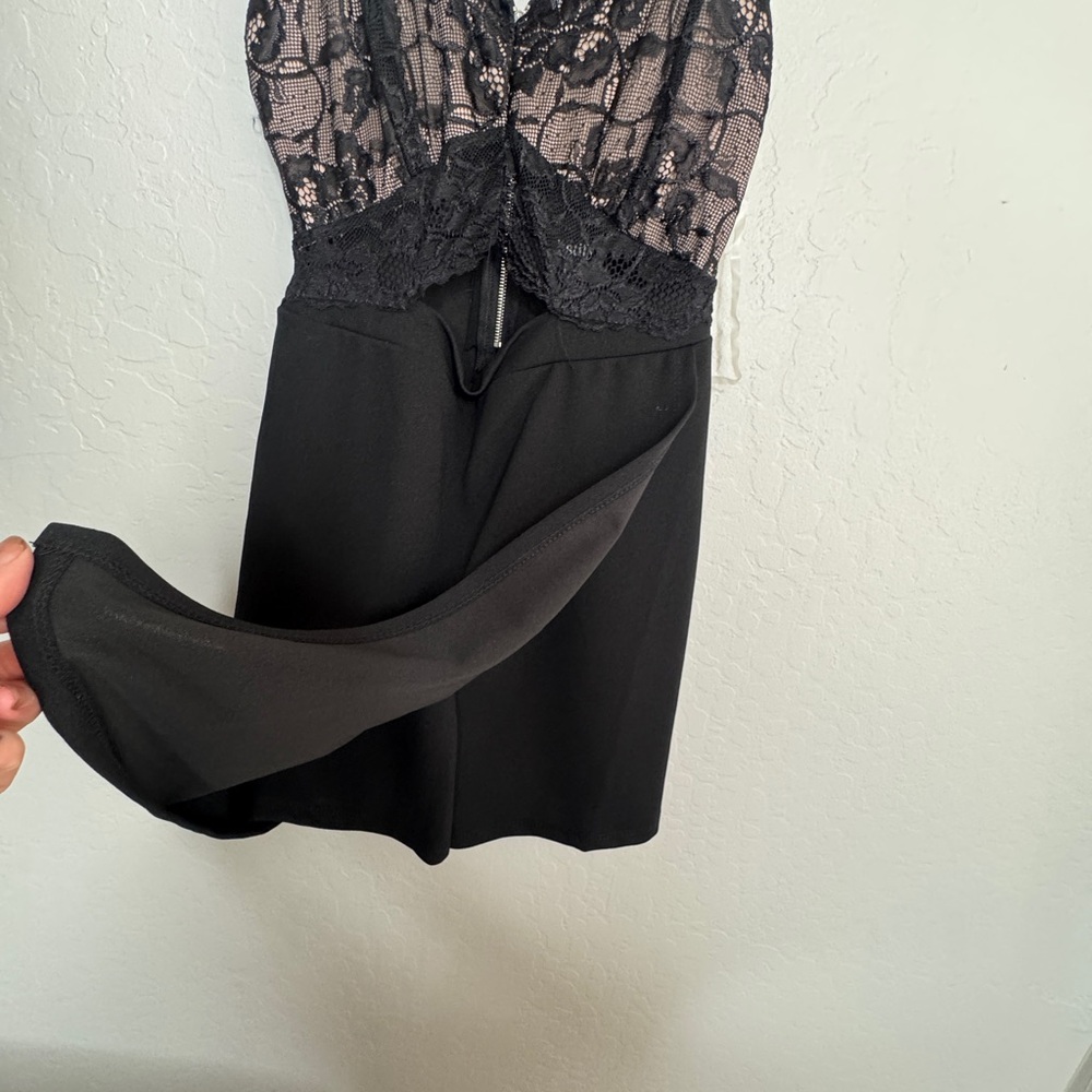 Women’s Black Lace Romper - Picture 10 of 13
